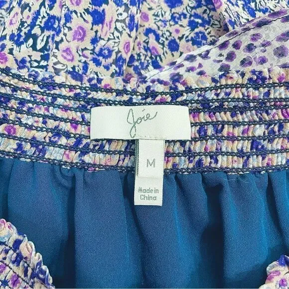 Joie Tiered Floral Silk Skirt Cottagecore Feminine - Picture 5 of 7